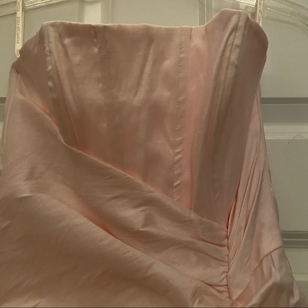 Jessica McClintock Light Pink Cocktail Dress - Picture 2 of 9